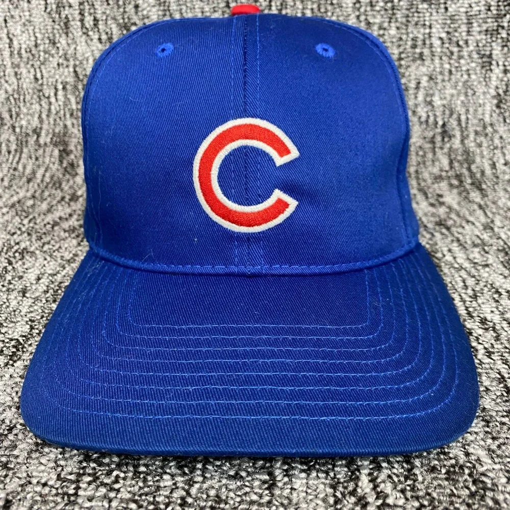 Vintage Chicago Cubs Hat NWT Twins Enterprise Snapback Blue MLB Cap Deadstock